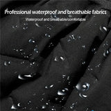 New Men's Windproof Jackets Coats Water-Resistant Casual Zipper Hight Weight Parkas Athletic Outdoor Warm Thick Streetwear