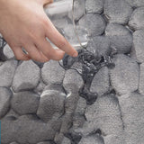 3D Bathroom Anti-Slip Mat Pebble Patterned Absorbent Pad Bath Mats Doormat Carpet Cobblestone Embossed Door Floor