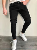 Men's Retro Fashion Jeans Classic Straight Leg Casual Comfortable Fit Men's Clothing
