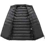 Men Puffer Jacket Thick Warm Winter Jackets Man Parka Casual Fashion Outwear Cotton Padded Coats Stand Colar Men's Clothing Top