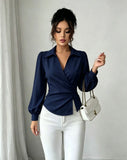 Fashion women Blouses and Shirts White Long Sleeve Blouse 2026 New Spring Autumn Basic Tops Chic Women's Shirt for Women office