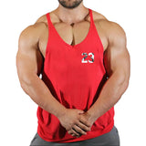 Sleeveless Sweatshirt Muscular Man Gym Shirt Man Men's Clothes Top for Fitness Vests Stringer Clothing Bodybuilding Vest Singlet