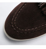 Fashion Men's Casual Shoes Suede Leather Men Classic British Style Tassels Loafers Moccasins Mens Outdoor Driving Flats