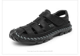 DEKABR Casual Shoes Men Sandals Real Leather Outdoor Mens Summer Sandals Fashion Comfortable Soft Sandals Plus Size 38-48