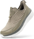 FitVille Men'S Extra Wide Hands-Free Slip-On Walking Sneakers, Lightweight Breathable Orthopedic Shoes With Arch Support, Foot Pain Relief For Swollen Feet