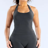DL 0GO Longline Strappy Top Gym Sports Top Women Seamless Yoga Tank Sportswear Gym Clothing Running Workout Halter