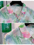 THHONE New Fashion Autumn Blouse Woman Cotton Loose Print Blusa Mujer Camisas Long Sleeve Casual Korean Elegant Women's Clothing