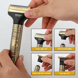 HIENA Beard Trimmer for Men Electric Razor Shaver Cordless Hair Clipper Shaving Kit for Mustache Body Nose Ear Hair Cordless