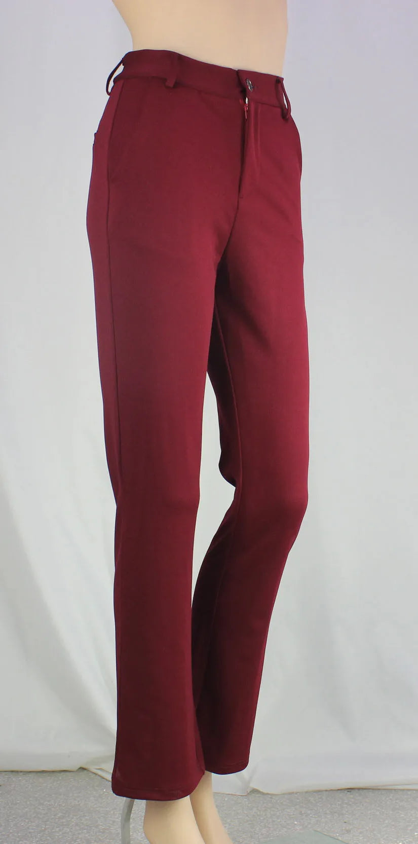 Ladies' business casual pants, comfortable office wear with pockets, elegant regular fit work pants