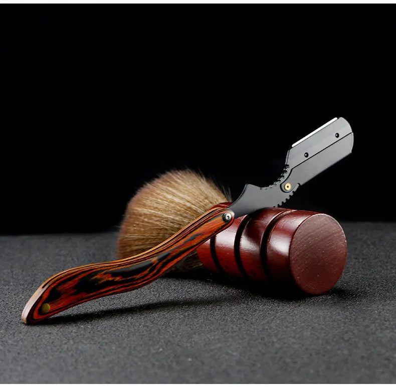 Men Barber Razor Professional Manual Shaver Straight Edge Stainless Steel Razor Folding Shaving Shaver Beard Cutter And Blade