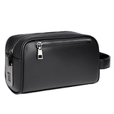 Male Long Money Wallets Mobile Phone Pouch Men Messenger Bag Anti-Theft Men's Fingerprint Lock Bags for Men Leather Hand Bag