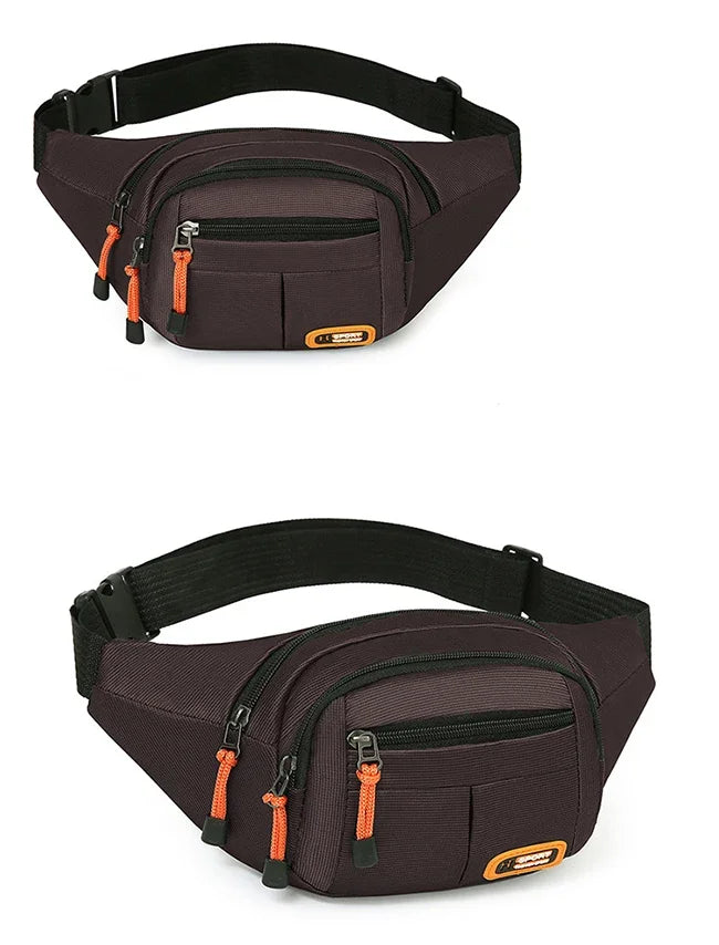 Oxford Waterproof Mobile Waist Bag for Men Women Multifunctional Large Capacity Fanny Pack Wear-resistant Riñoneras Para Hombre