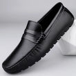 Luxury Brand Soft Sole Loafers Man Casual Shoe Flats Leather Shoes for Men Moccasin Business Dress Formal Soft Sole Low Shoes
