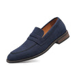 Large size Le Fu shoes men's leather shoes