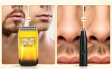 Grooming Kit for Men, Electric Hair Clipper, T-Blade Trimmer, Foil Shaver and Nose Trimmer, Rechargeable Cordless