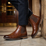 Chelsea Boots Men Comfortable Brand Fashion 2026 ankle boots men