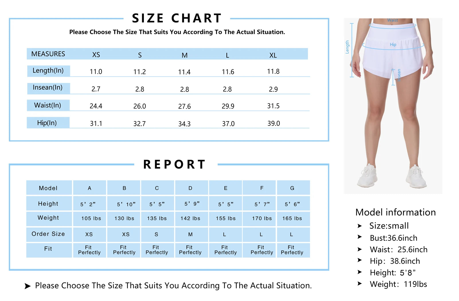 THE GYM PEOPLE Women’s Quick Dry Running Shorts Mesh Liner High Waisted Tennis Workout Shorts Zipper Pockets