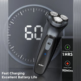 Sejoy 3D Floating Electric Shaver for Men Rechargeable Electric Razor Shaving Machines Mens with Electric Hair Trimmers
