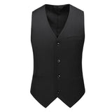 Vest for Men 17 Colors Solid Color Slim Single Breasted Waistcoat Business Fashion Casual High Quality Men Clothing Suit Vests