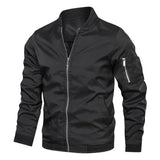 Spring Autumn Men's Windbreaker Jacket Casual Lightweight Jacket For Men Sports Zip Up Coat with Pockets Clothing