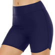 Womens High Stretchy Swim Bottoms Swimming Trunks Boyshorts Summer High Waist Bikini Bottom Bathing Suit Beach Swim Shorts