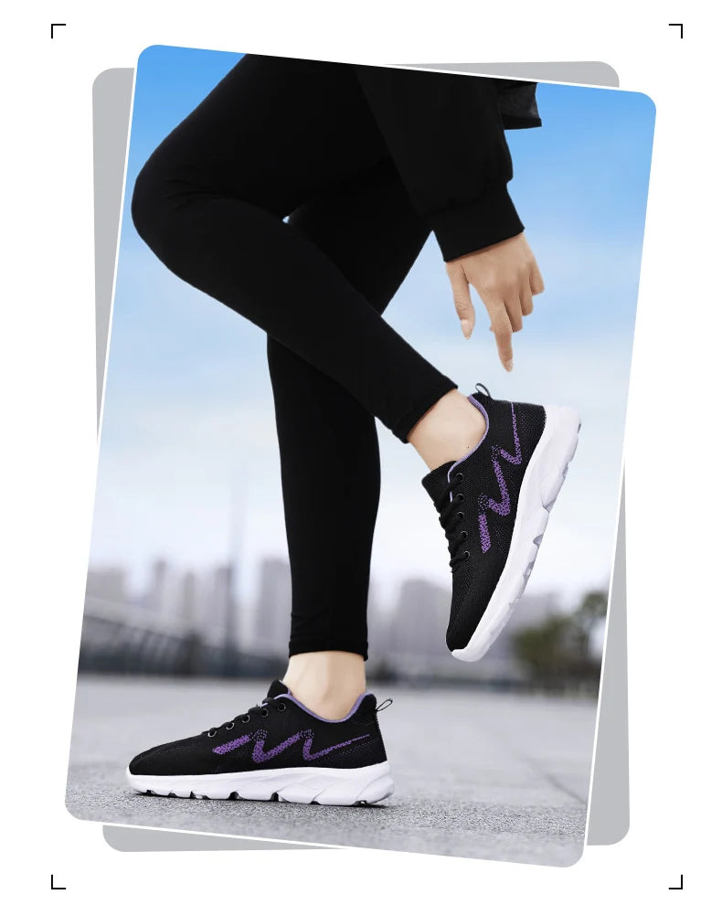 Sneakers for Women 2024 Trend Comfortable Woman Shoes Summer Footwear Breathable Casual Sport Running Walking Shoes Luxury Brand