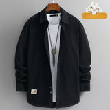2022 Mens Harajuku Colors Oversized Shirt  100% Pure Cotton Men Korean Fashion  Long Sleeve Shirts Male Button Up Shirts Blouses