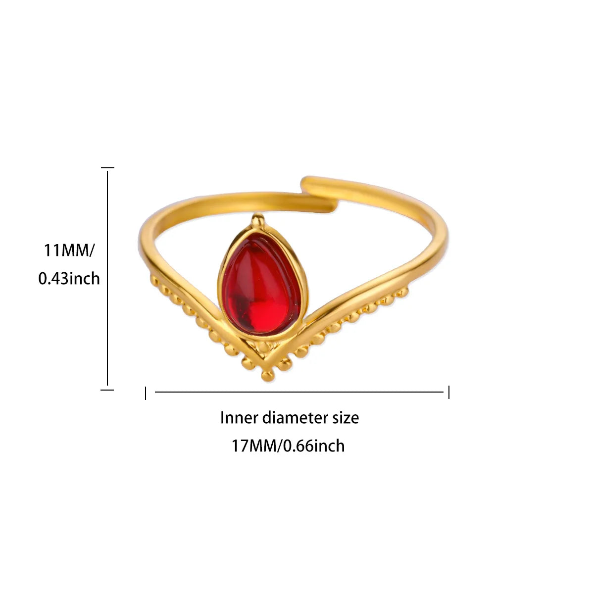 Luxury Jewelry Set Opal Stone Rings for Women Gold Color Stainless Steel Ring Minimalist Aesthetic Jewelry 2026 Freeshipping