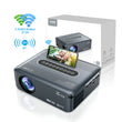 Smart Projector Full HD 1080P Home Theater Projector 4K Projectors Android 9 5G WIFI LED 8K Video Projectors Mini for Phone