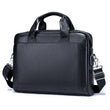 Men's leather handbag, top layer cowhide briefcase, leather laptop bag, diagonal cross office bag