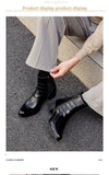 Luxury Men Boots Leather Chelsea Boots High Top Buckle Strap Formal Shoes Black British Style Ankle Boots Pointed Toe Brown Boot