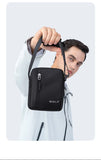 GOLF Mini Shoulder Bag Man Crossbody for Men Black Cross Bag Casual Slim Oxford Small Cell Phone Sling Messeng Bag Lightweight