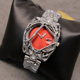Stylish opposite Sex Vine Watch Alabaster Style Retro Y2K European American Watches Special-Shaped Advanced Ins Niche Watches