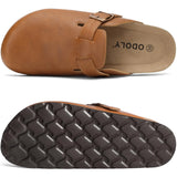 Asgard Unisex Vegan Leather Clogs Fashion Non-slip Cork Footbed Mules Slippers With Arch Support Lady Cozy Casual Potato Shoes