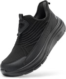 FitVille Men'S Extra Wide Hands-Free Slip-On Walking Sneakers, Lightweight Breathable Orthopedic Shoes With Arch Support, Foot Pain Relief For Swollen Feet