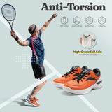FitVille Men'S Wide Pickleball & All Court Tennis Shoes Lightweight Slip-Resistant Athletic Sneakers With Arch Support For Plantar Fasciitis Men'S Shoes Casual Sneakers Autumn Gym Clothes