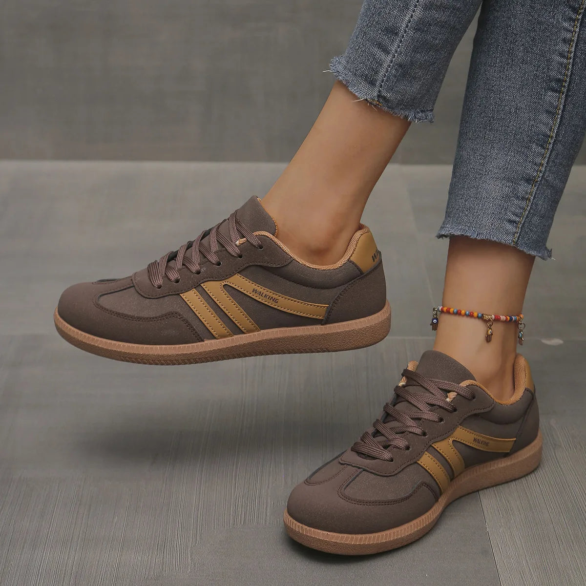 Women Sneakers 2026 Spring New Luxury Flat Loafers Comfortable Slip on Soft Female Sneakers Lightweight Outdoor Shoes for Women