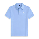 Men's 2026 boutique short sleeved polo shirt summer new fashion brand print versatile comfortable casual T-shirt breathable top