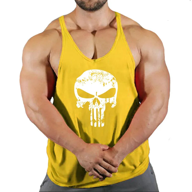 Men's Clothing Gym Vest Vests Bodybuilding Man Top for Fitness Stringer Sleeveless Sweatshirt T-shirts Suspenders Man Clothes