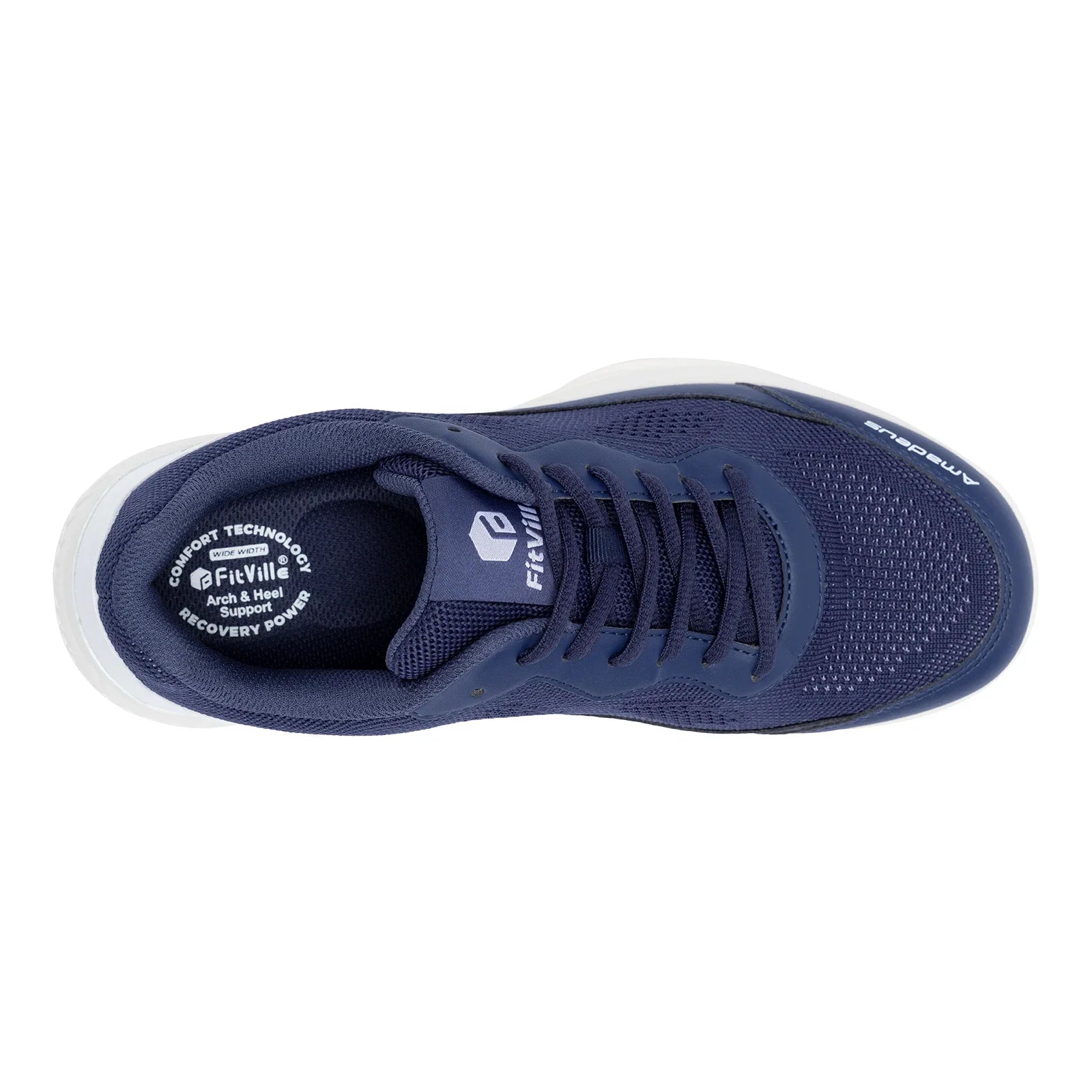 FitVille Men's Wide Width 2E Professional Tennis Training Shoes, Breathable Lightweight Non-Slip Sports Sneakers Equipped with Arch Support for All Day Wear