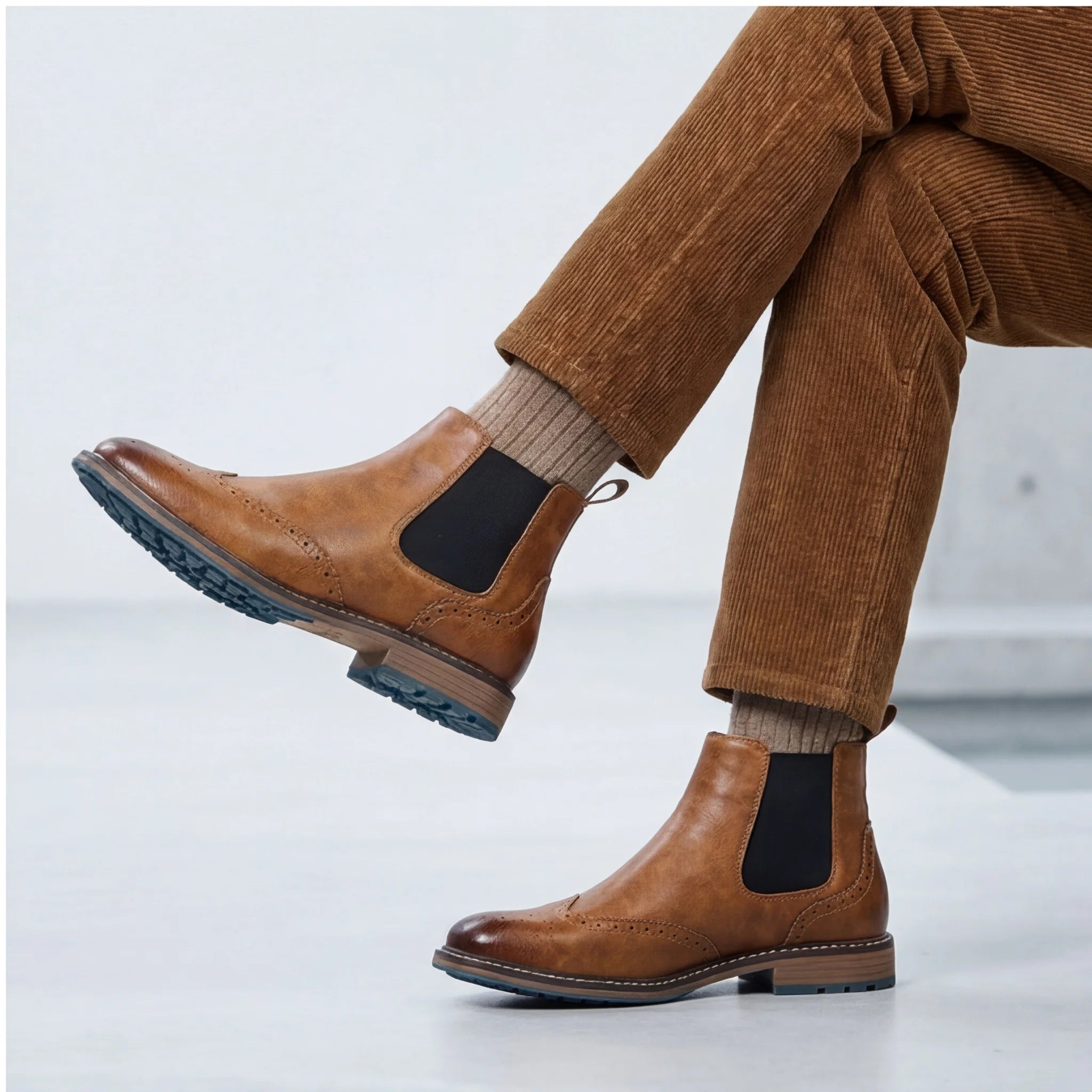 Chelsea Boots Men Comfortable Brand Fashion 2026 ankle boots men