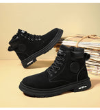 Ankle Boots Men Retro Work Shoes Autumn Winter Thick Bottom High Top Outdoor Boots Leather Waterproof High Quality Chelsea Boots