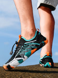 Men Quick Dry Barefoot Water Shoes Breathable Aqua Beach Sneakers, Non Slip Swim Surfing Diving Footwear Outdoor River Hiking Walking Wetsuit Shoes