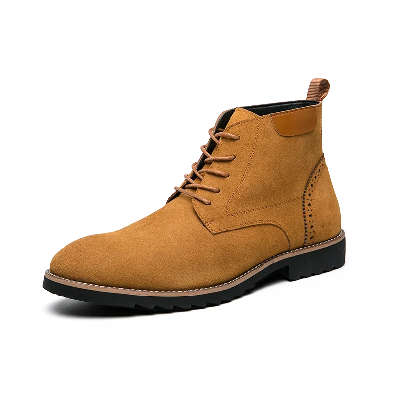 Pointed Toe Chelsea Boots Leather Men Winter Boots Winter Shoes for Men 2025 Male Boots Mens Ankle Shoes Zapatillas Male Hombre