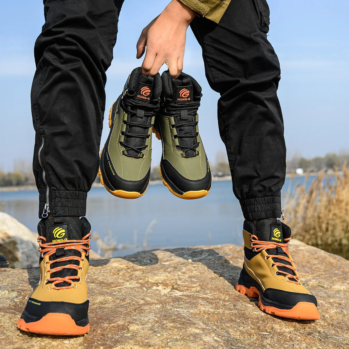 Fashion Best Quality Protective Work Safety Shoes For Men Breathable Shoes Anti-Puncture Steel Toe Cap Anti Puncture Work Boots