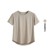 DRUR Yoga Tops Sportswear Woman Gym Shirts Breathable Quick Dry Short Sleeve Workout T Shirt Jogger Running T Shirt Yogawear New