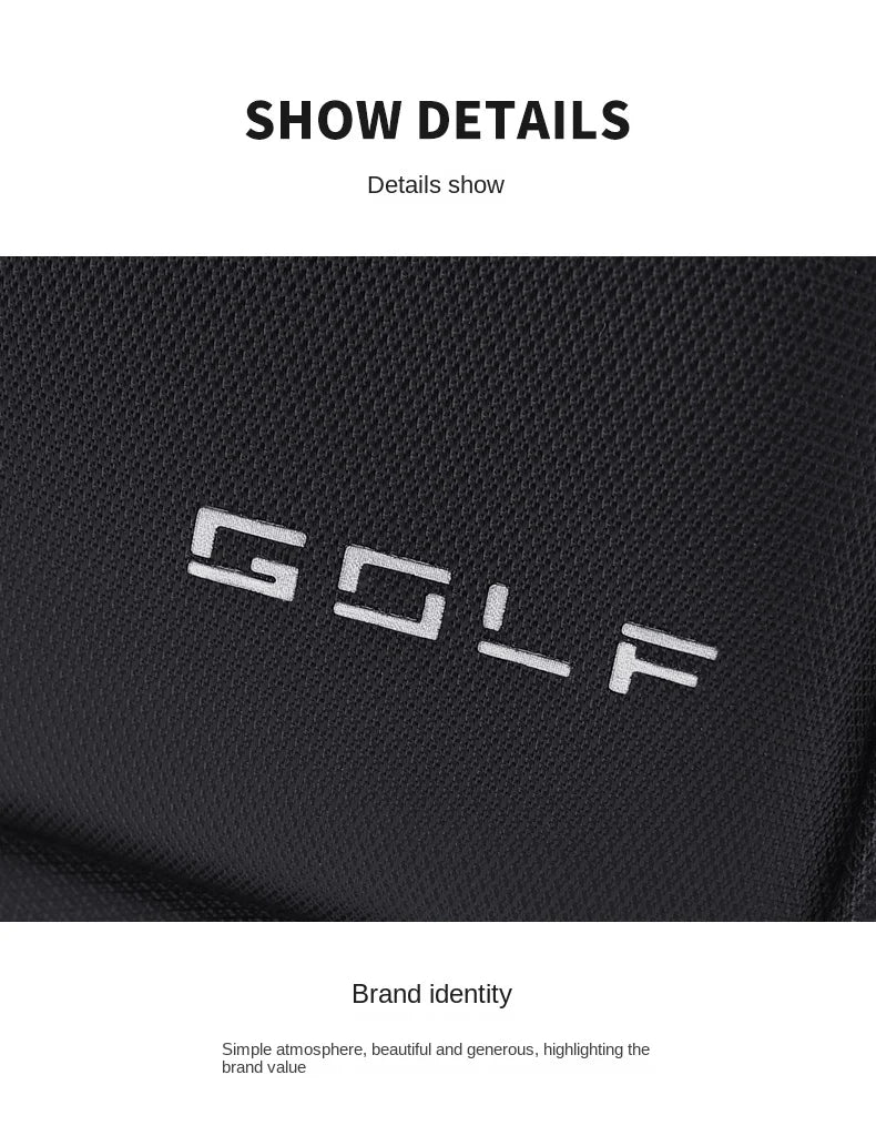 GOLF Mini Shoulder Bag Man Crossbody for Men Black Cross Bag Casual Slim Oxford Small Cell Phone Sling Messeng Bag Lightweight