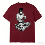DJ Lee Inspired by Bruce T-shirt Funny Tony Stark Kung Fu Movie Fan Gift T-shirt