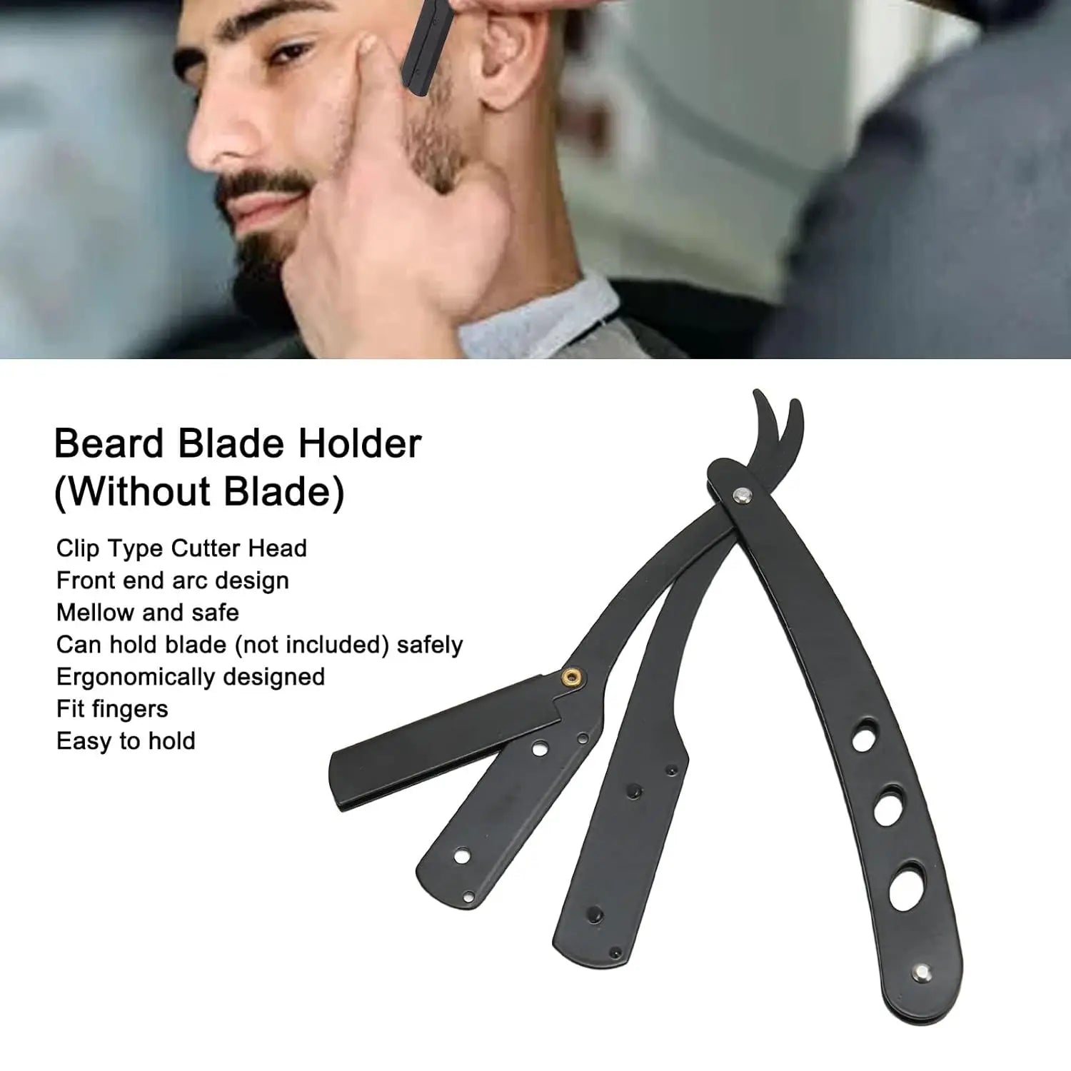 NEW Manual Shaver for Men Barbershop Razor Stainless Steel Shank Is Easy To Use Safety Razor Shaving Razor with Blades