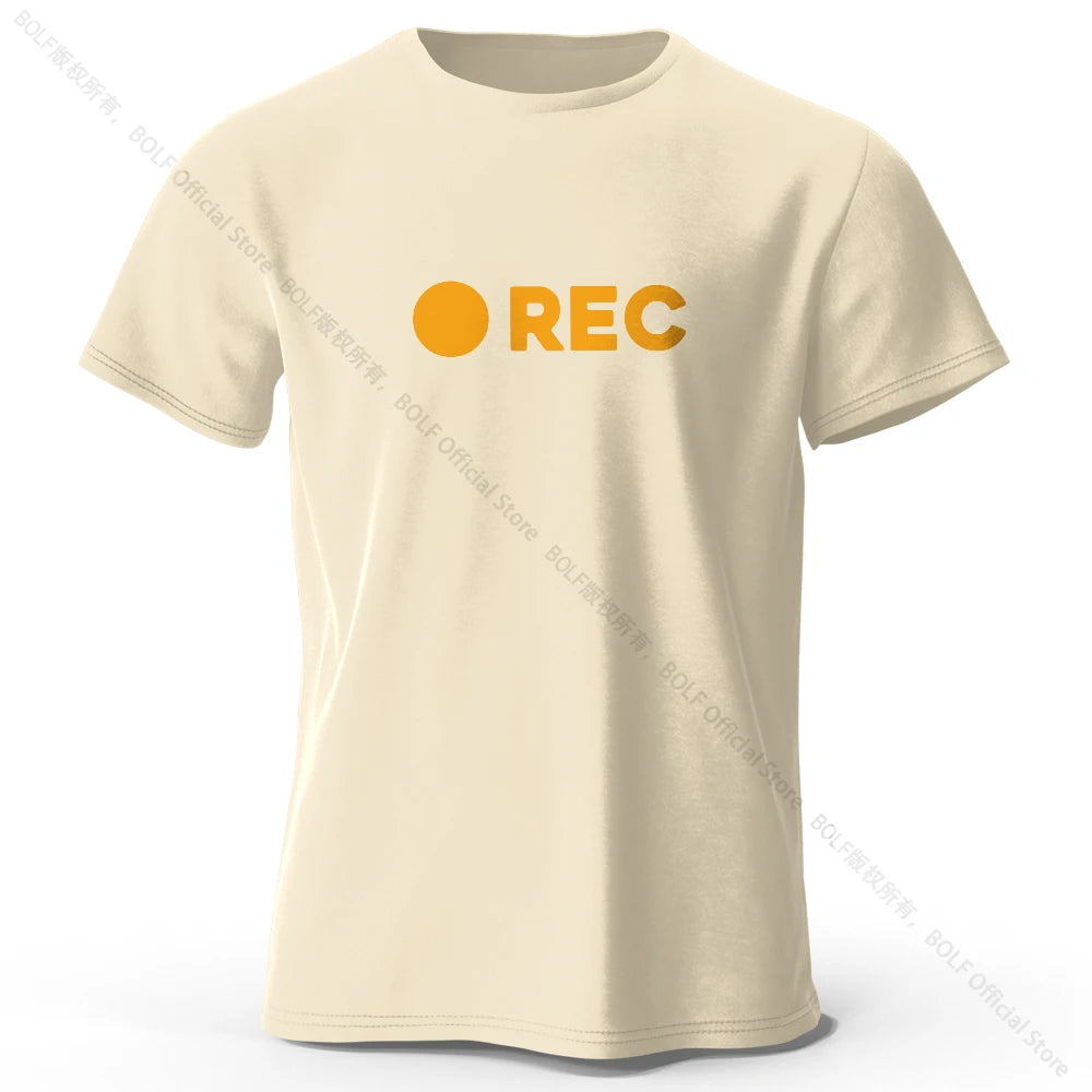 REC Printed Essential Wardrobe 100% Cotton T-Shirt, Soft & Breathable Round Neck Short Sleeve Tee for Men & Women